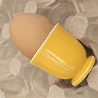 aluminia-aeggebaeger-gult-lille-fod-porcelæn-vintage-aeggeholder